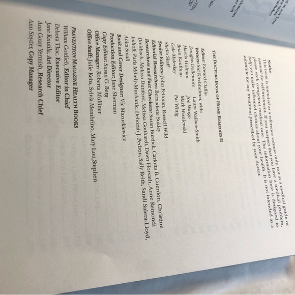 The Doctors Book of Home Remedies II Over 1,200 New Doctor-Tested Tips hardcover - Picture 10 of 16